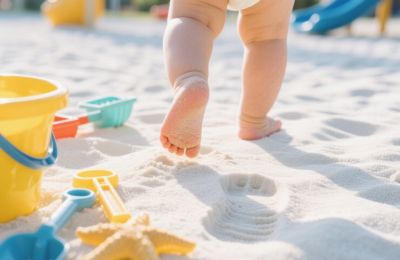 Bãi cát vui chơi an toàn sạch sẽ ngoài trời cho trẻ nhỏ