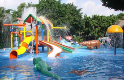 Bể bơi mini giải trí và vui chơi ngày hè cho bé