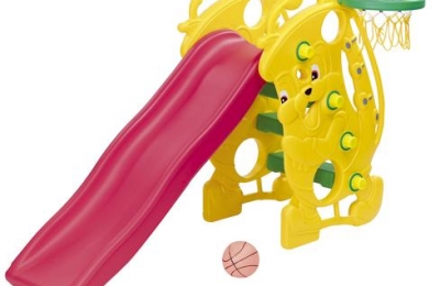 Cầu trượt bóng rổ con voi ngộ nghĩnh đáng yêu