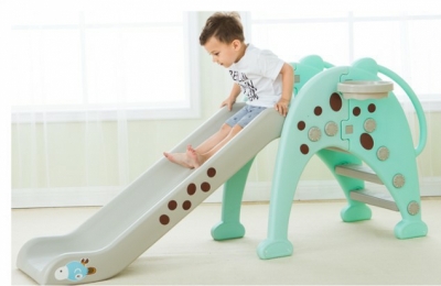 Cầu trượt bóng rổ con voi