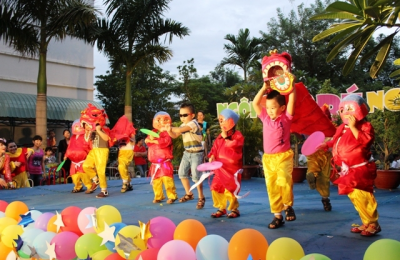 Cách tổ chức tiệc vui chơi trung thu cho các bé mầm non