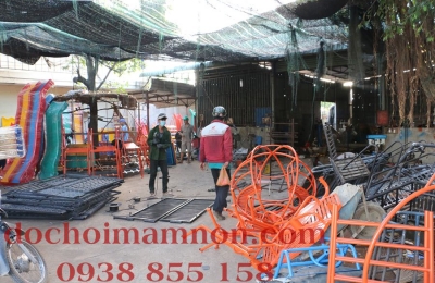 Công ty gia công đồ chơi mầm non ngoài trời cho bé