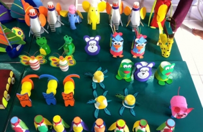 hội thi làm đồ chơi mầm non bé khoẻ bé ngoan