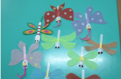 Đồ chơi mầm non làm từ phế liệu