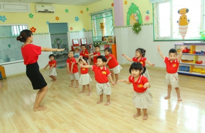 Các bài tập giáo dục thể chất cho lớp mầm non