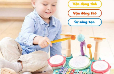 Các mẫu trống đồ chơi đáng yêu dành cho bé trai