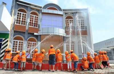 Khu vui chơi cho các siêu nhí nhộn dịp cuối tuần