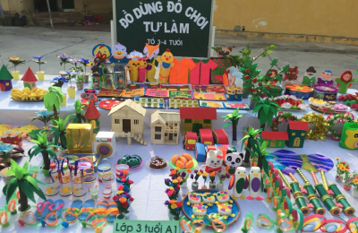 Thi đồ dùng đồ chơi mầm non ở các trường mẫu giáo