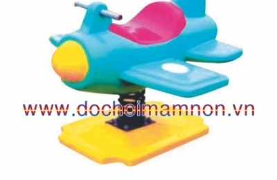 Thú nhún lò xo Sắt và nhựa composite vui chơi tại nhà cho bé