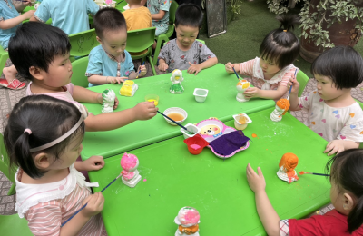 Tô tượng trò chơi yêu thích dành cho bé mầm non