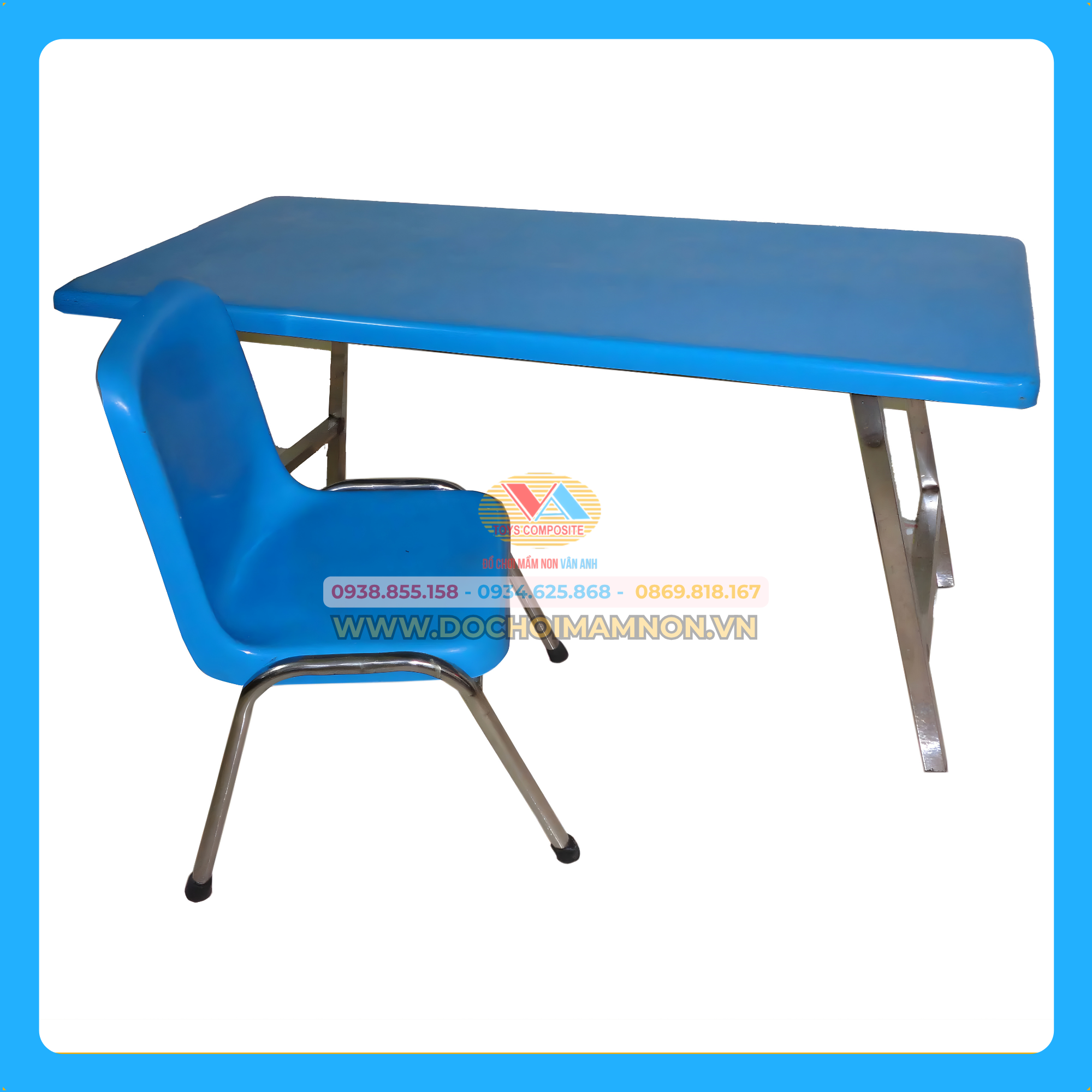 Bàn Chữ Nhật Nhựa Composite_BG 003