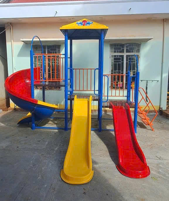 Bộ cầu trượt liên hoàn nhà trẻ_CT 007
