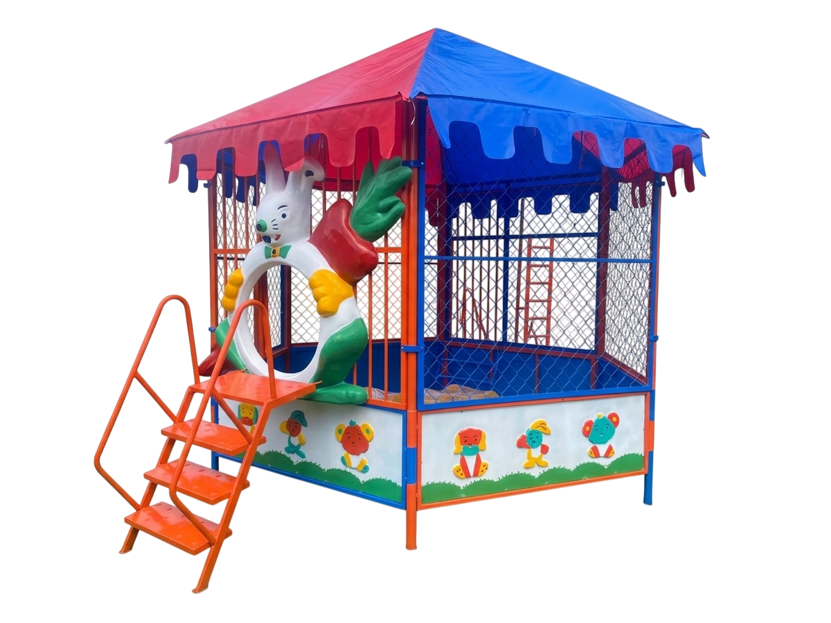 Nhà Banh Lục Giác Có Mặt Nạ Thỏ _NB 002