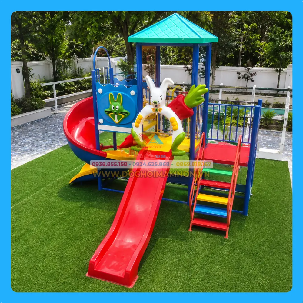 Bộ cầu trượt liên hoàn nhà trẻ_CT 008 – ảnh 2