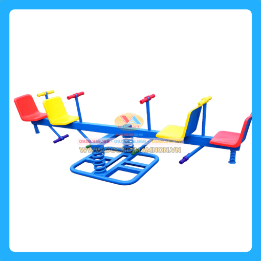 Bập bênh lò xo 4 chỗ_BB 017
