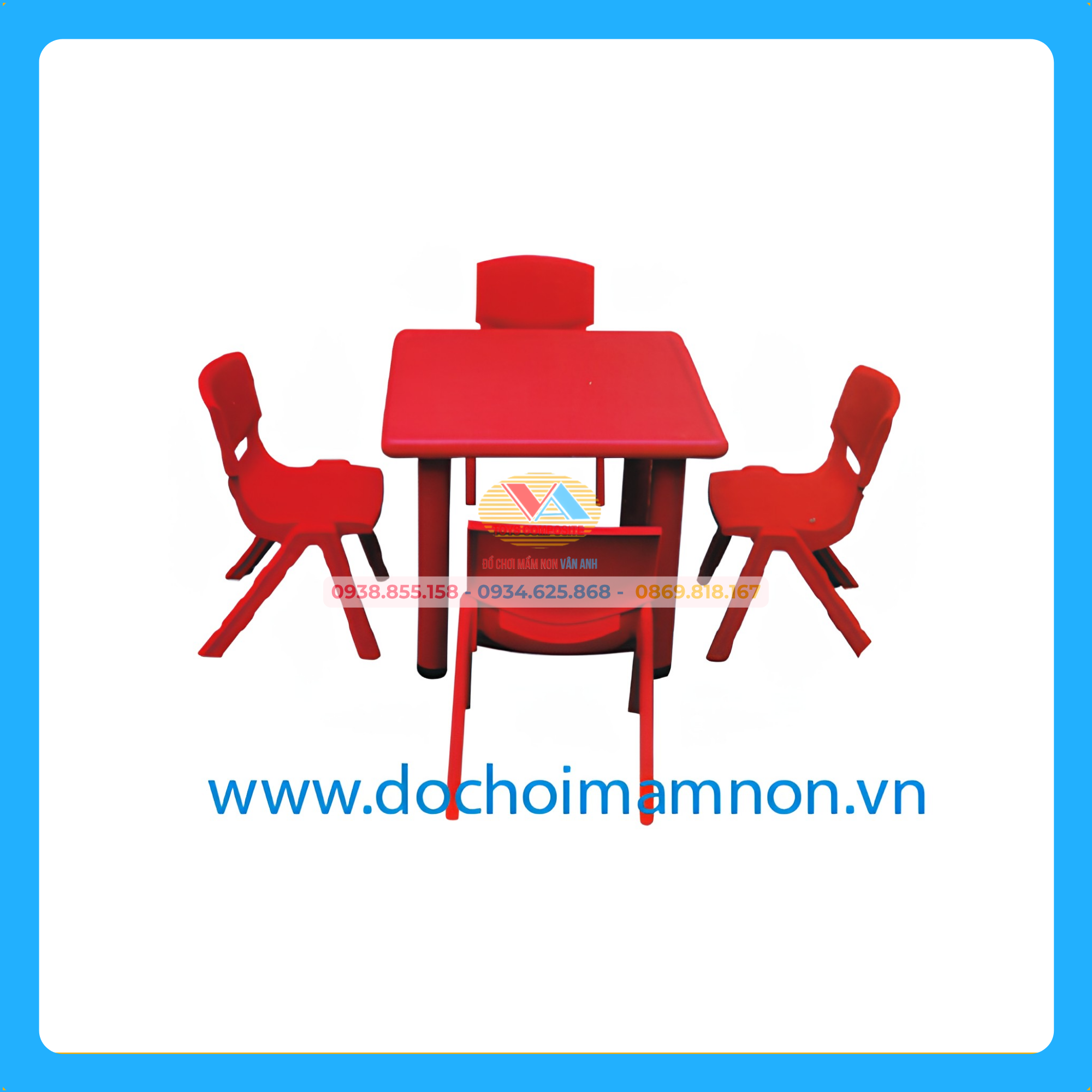 Bộ Bàn Ghế Hình Vuông_BG 018