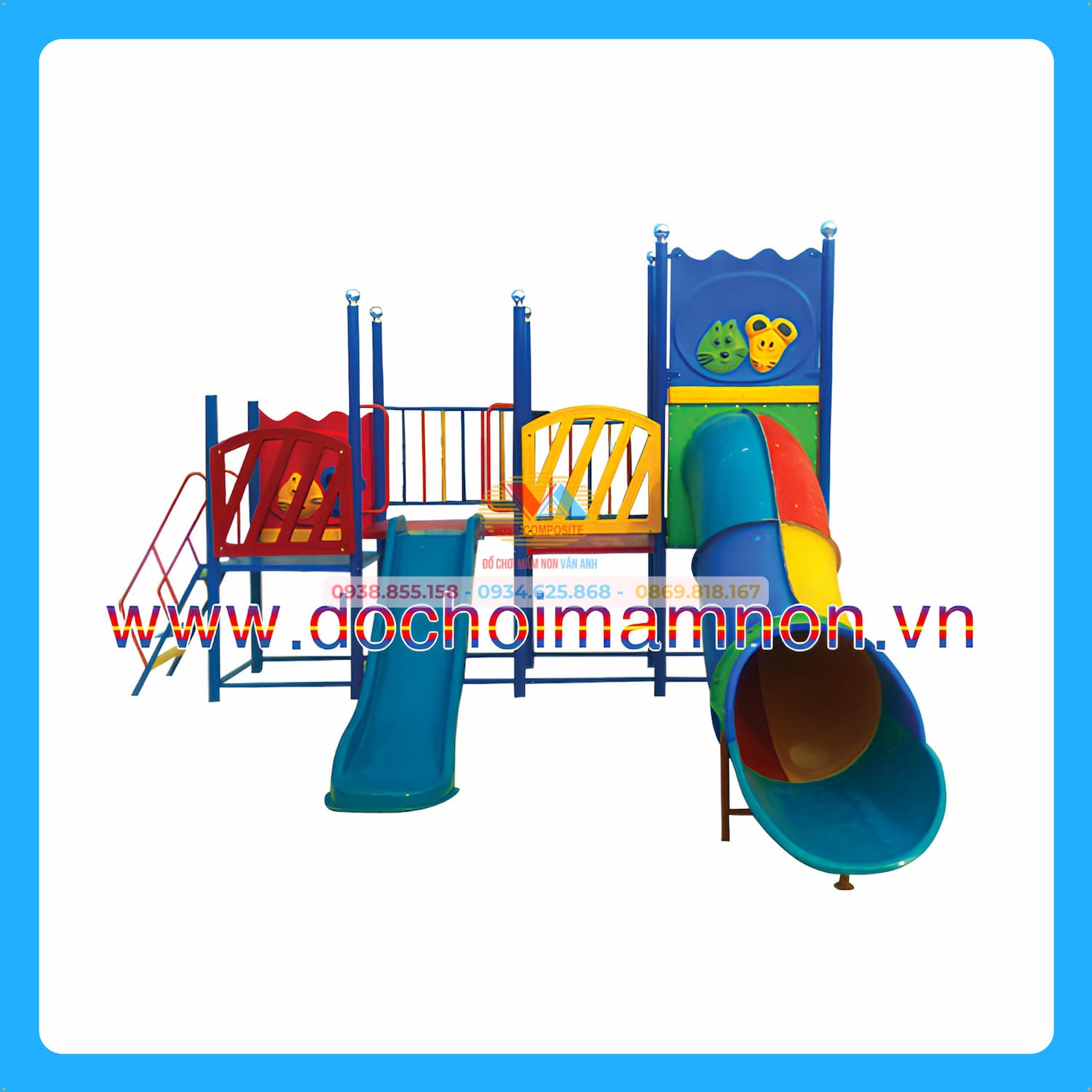 Cầu trượt ống 4 sàn CT 018