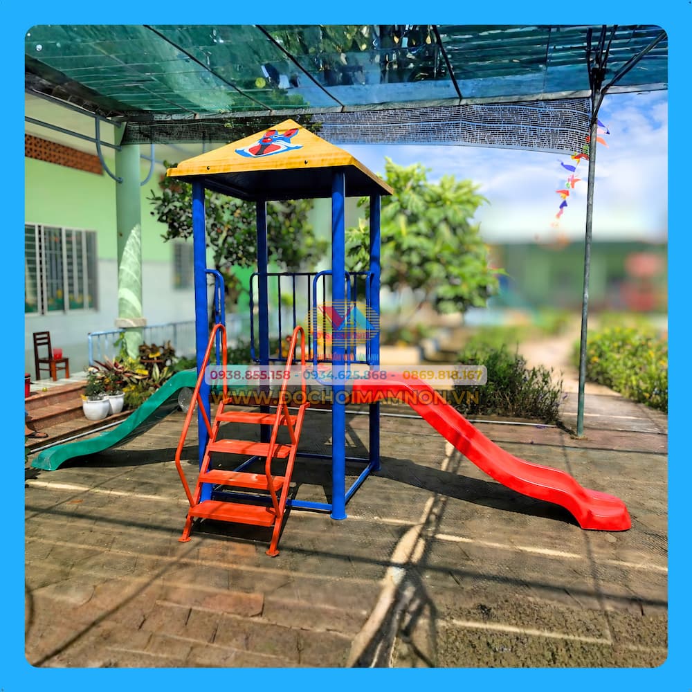 Cầu trượt 2 máng kép_CT 029