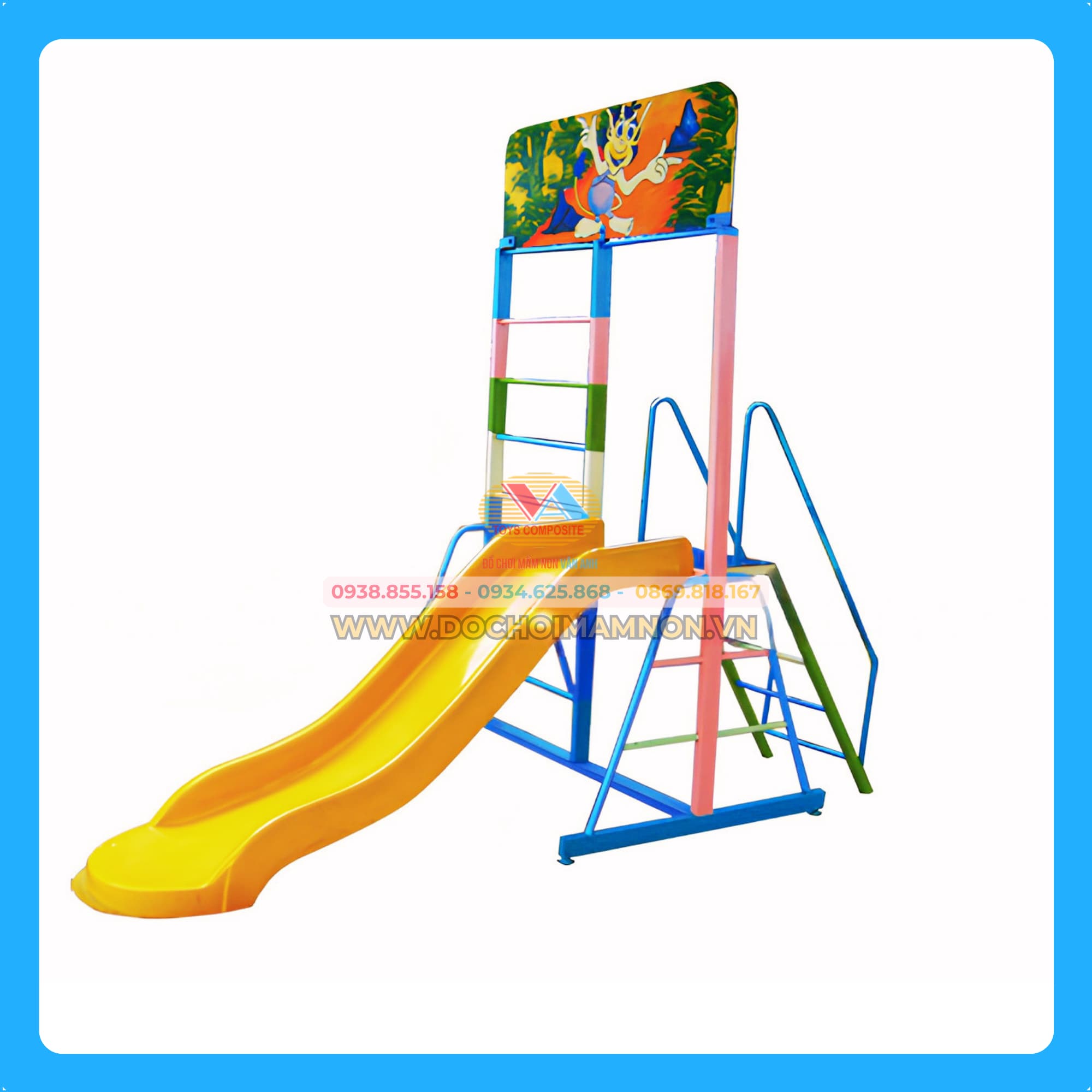 Cầu trượt 1 máng Hugo_CT 030