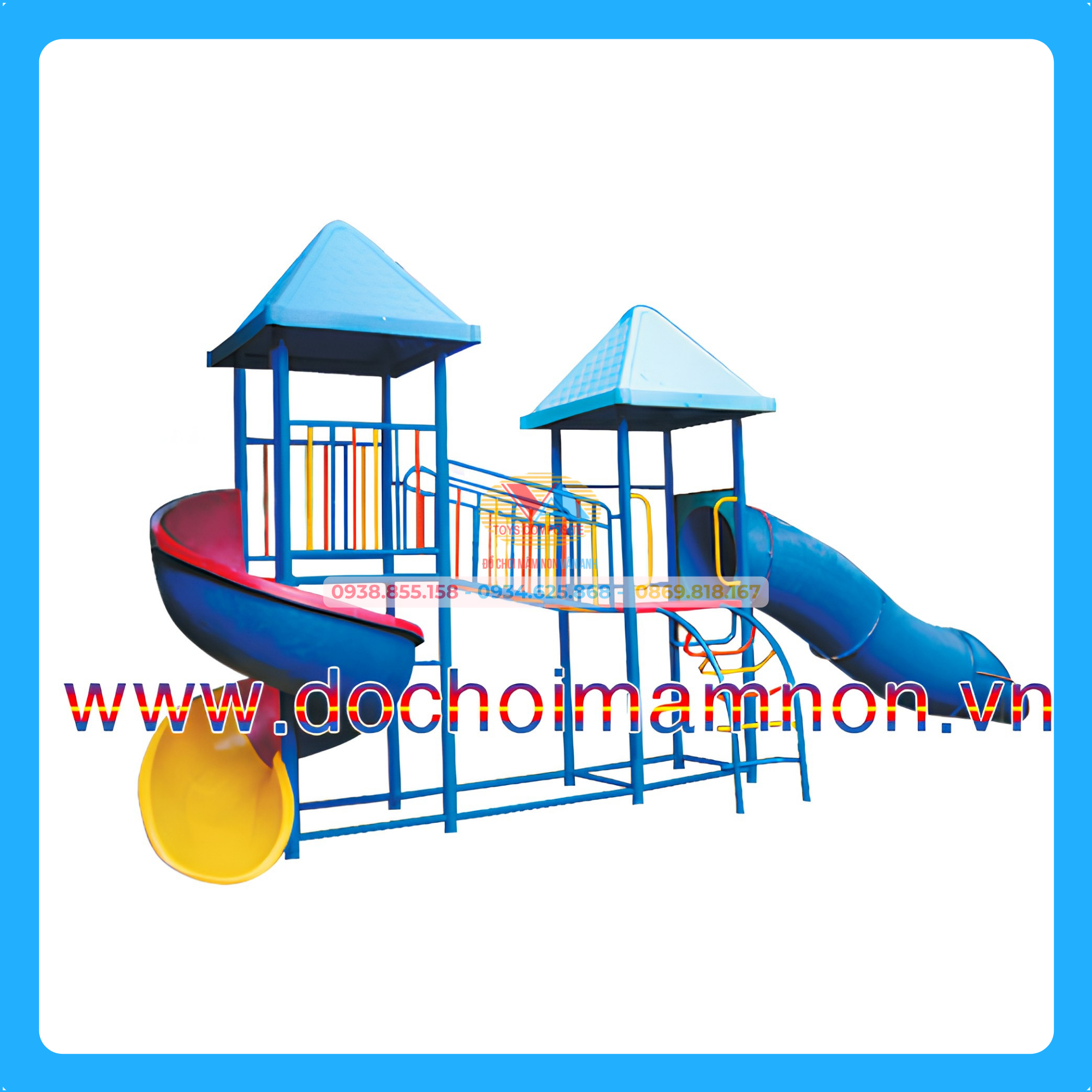 Cầu trượt xoắn máng ống_CT 041