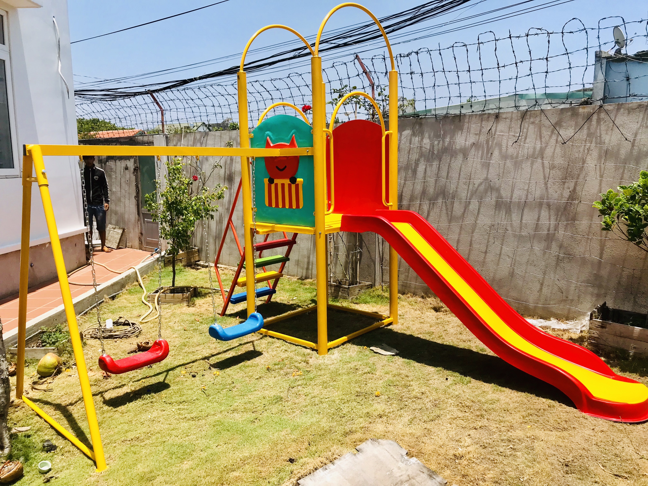 Cầu trượt nhựa composite_CT 064