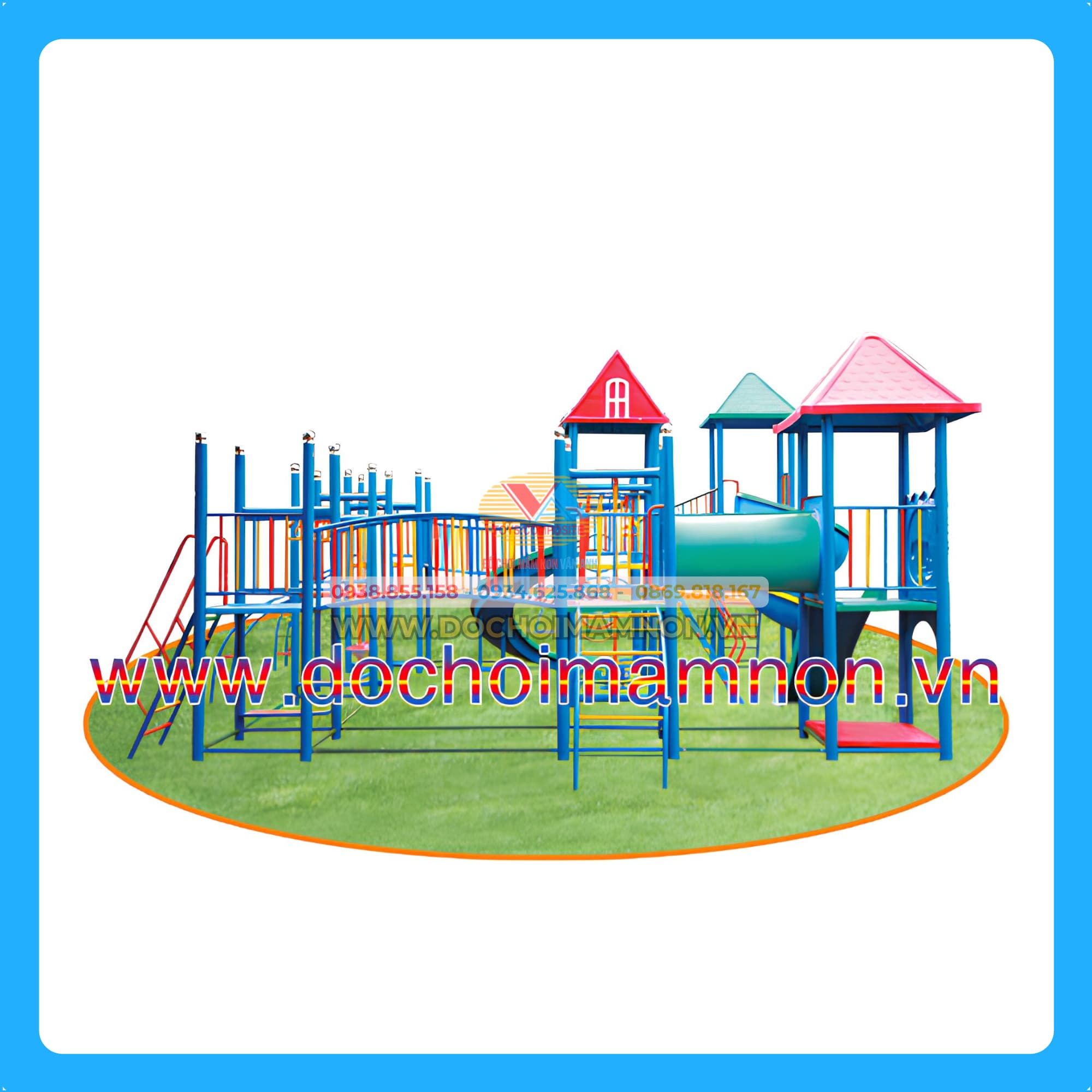 Bộ cầu trượt liên hoàn 6 khối_CT 066