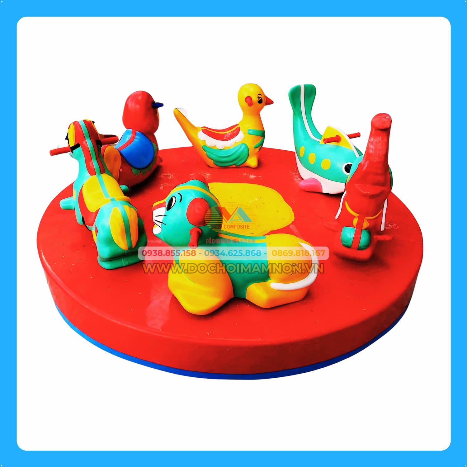 Đu quay mâm 6 con vịt_DQ 018