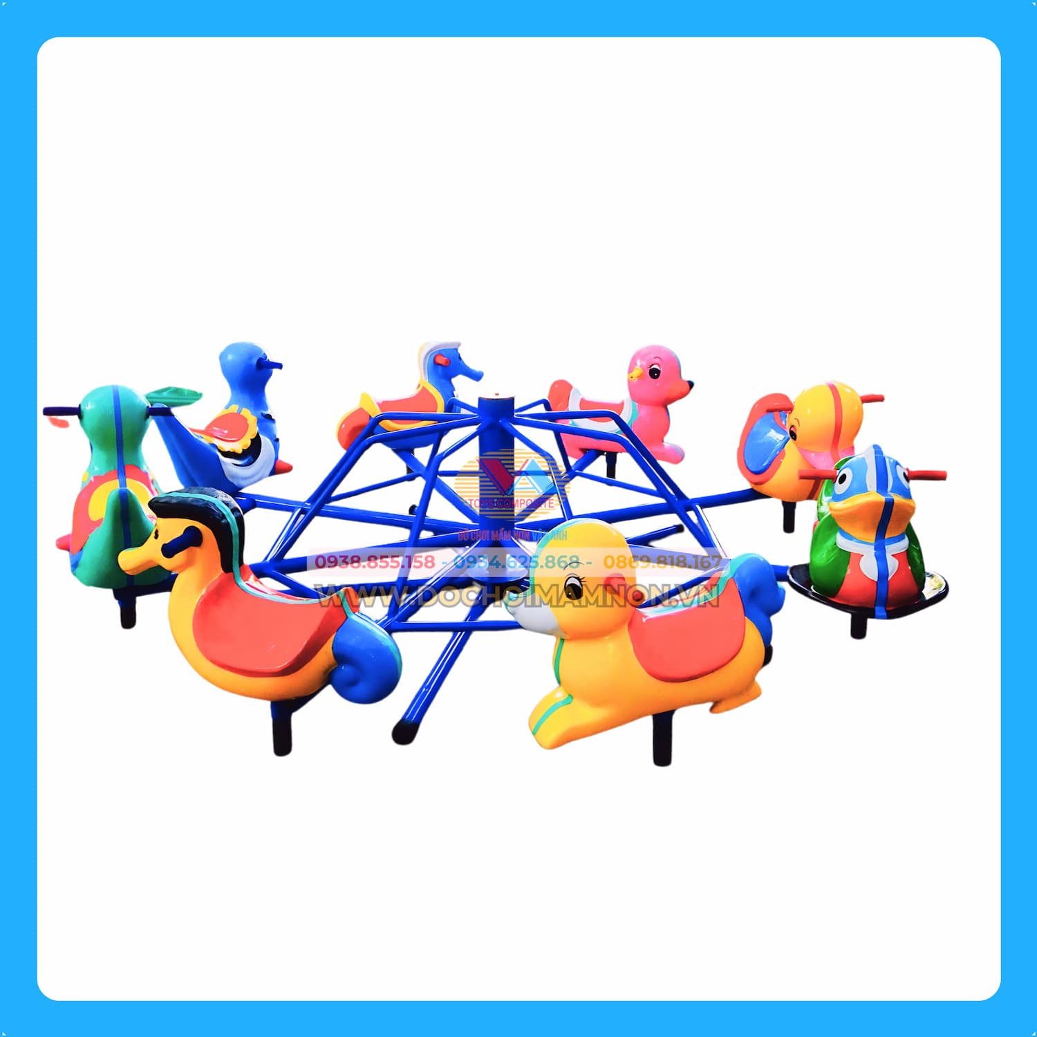 Đu quay 8 con thú các loại_DQ 021