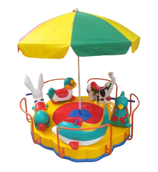 Đu quay mâm 5 con thú các loại_DQ 022