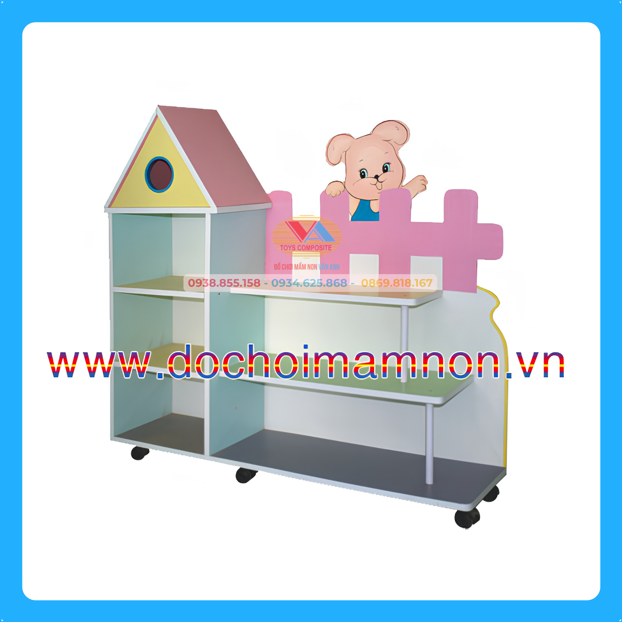Kệ Lớp Học Ngôi Nhà_KG 013