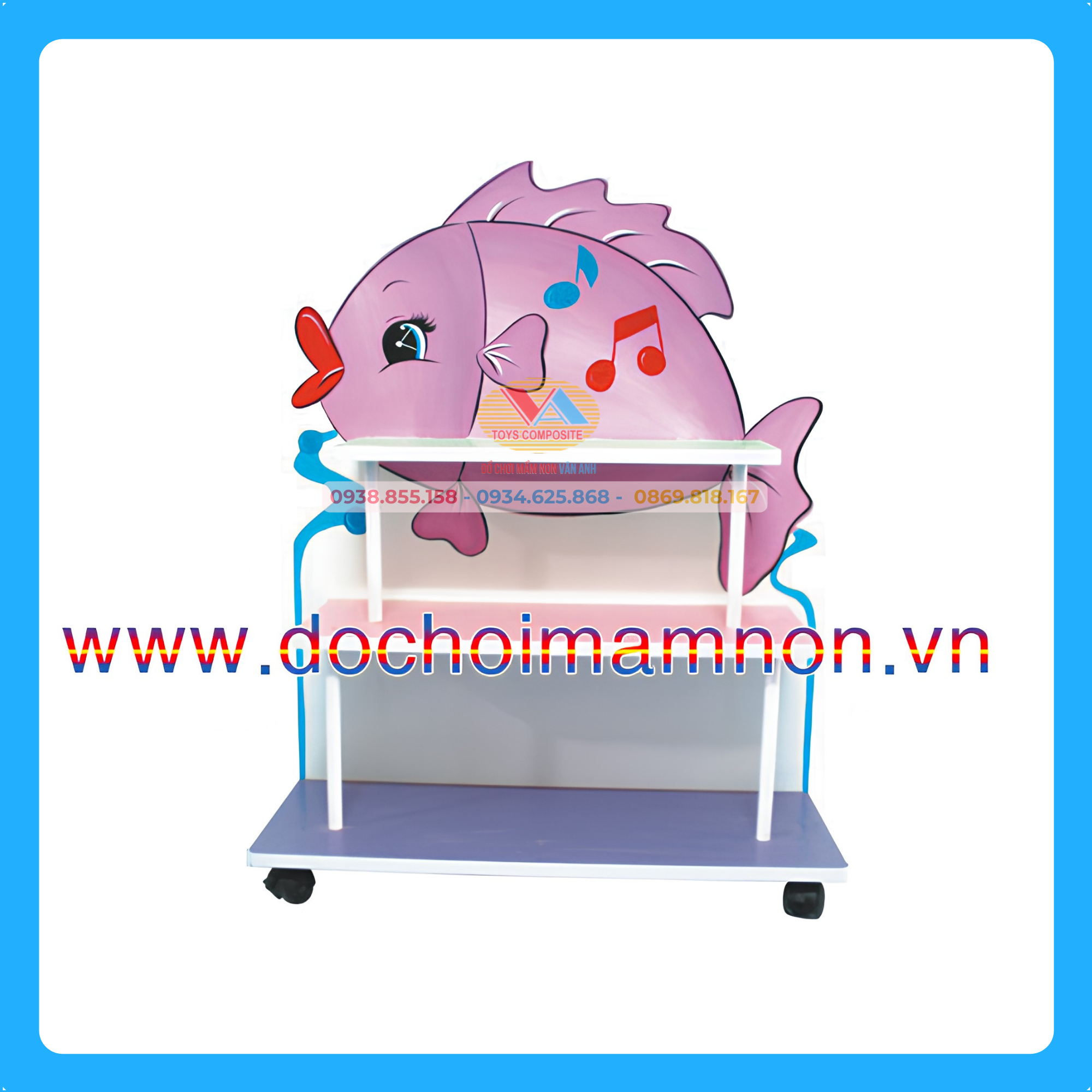 Kệ Lớp Học Hình Cá_KG 020