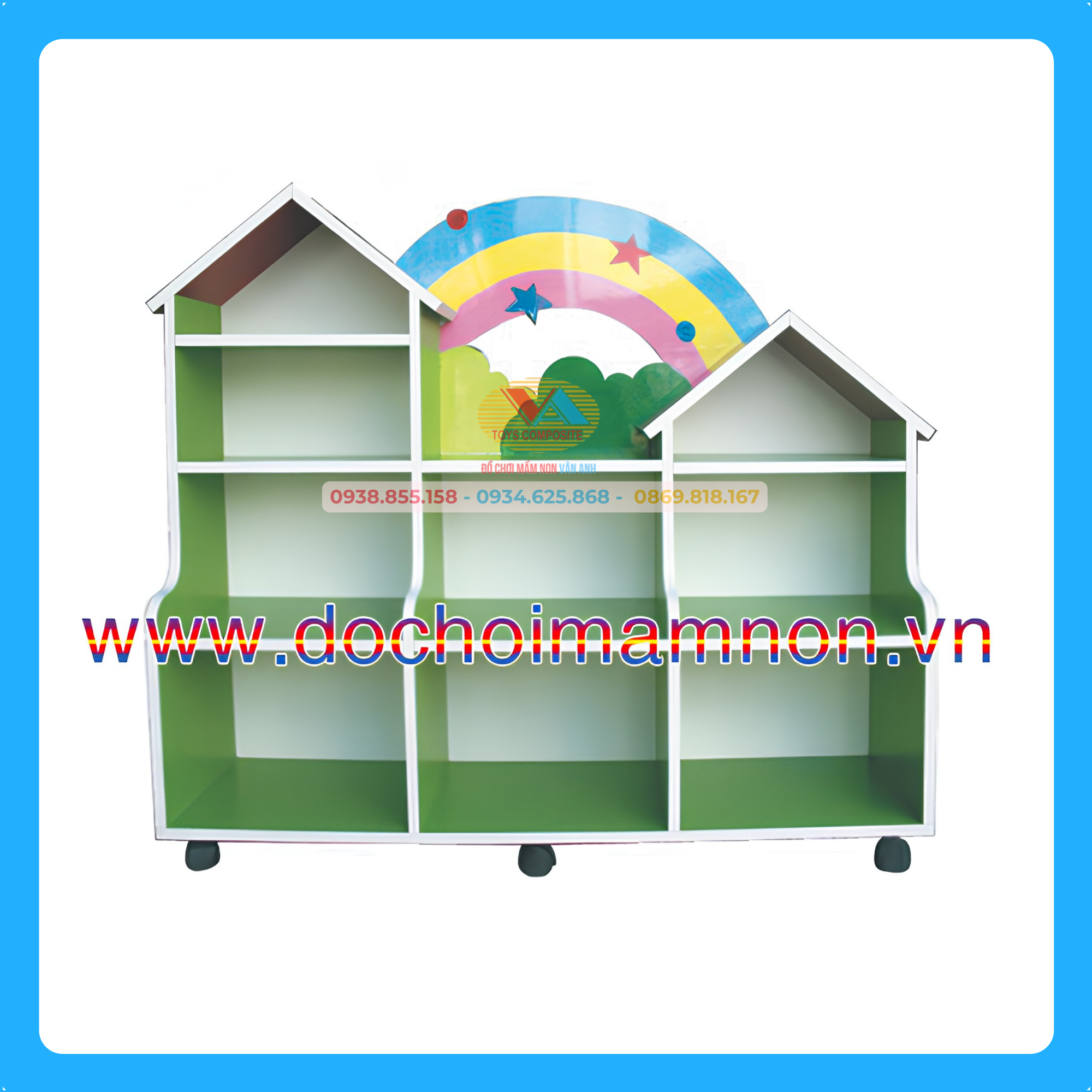 Kệ Lớp Học Cầu Vồng_KG 022