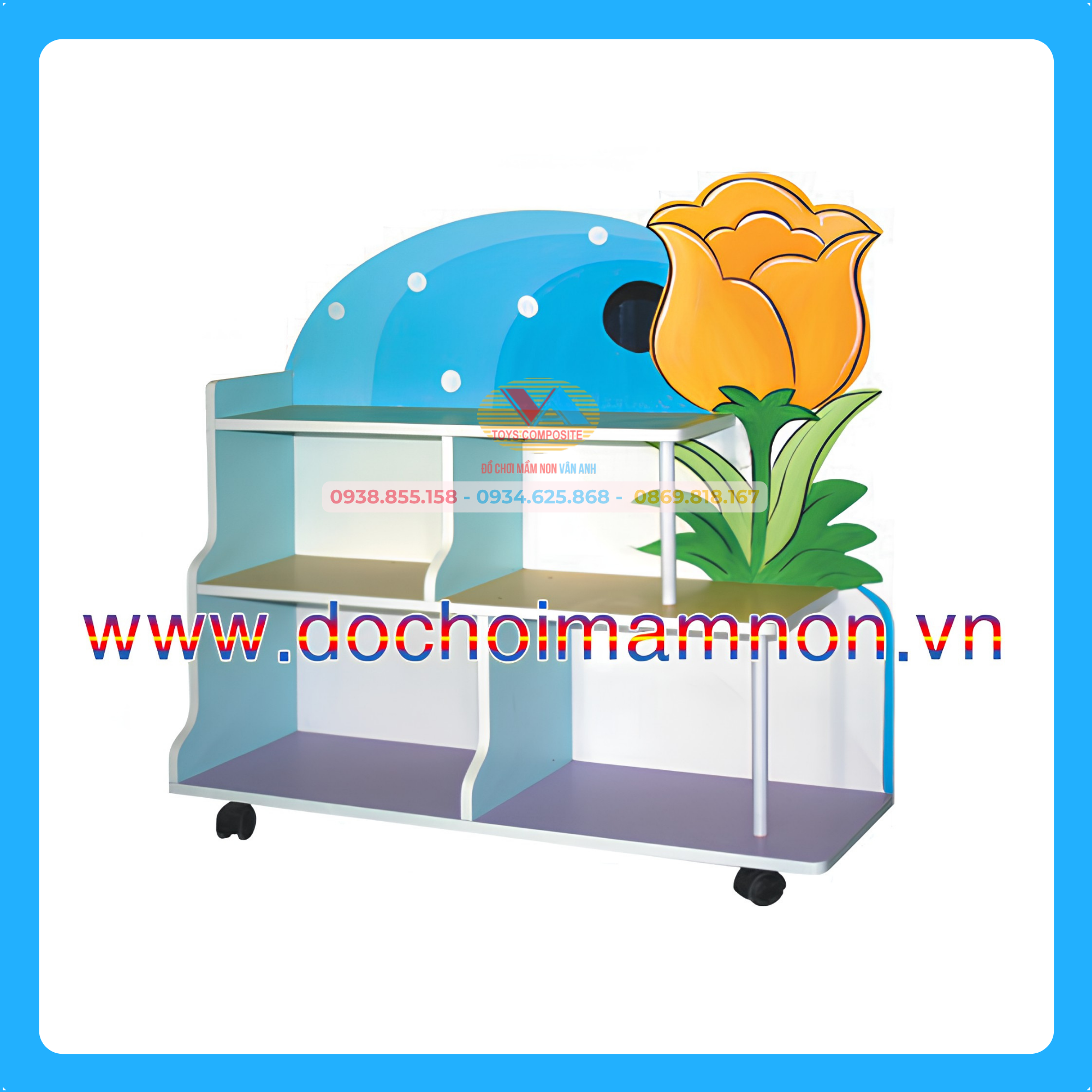 Kệ Lớp Hình Bông Hoa_KG 024