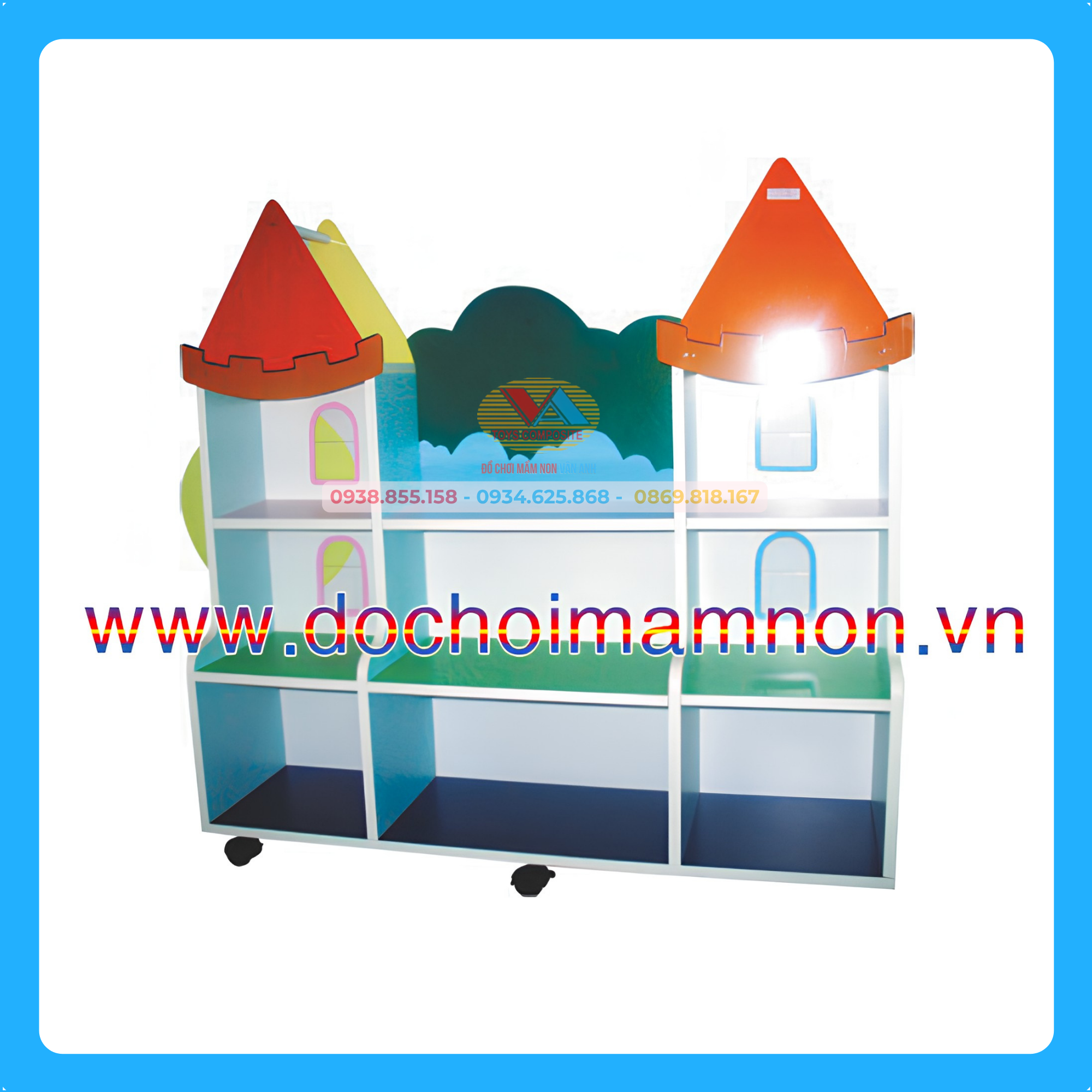 Kệ Lớp Học Hình Lâu Đàii_KG 026