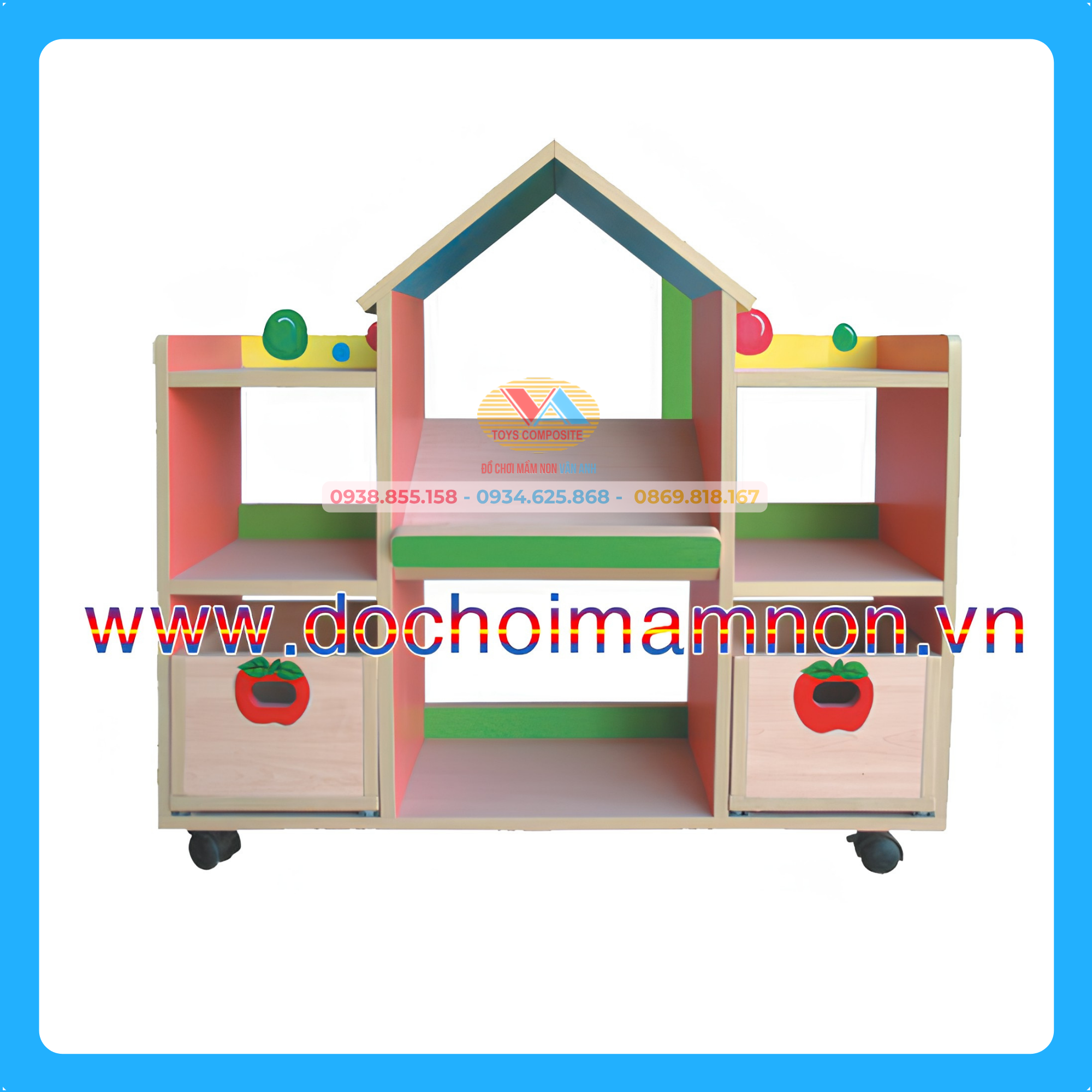 Kệ Lớp Học Qủa Táo_KG 029