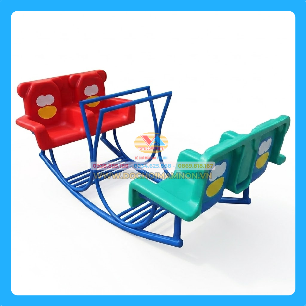 Bập bênh 4 ghế gấu_BB 015 – ảnh 1