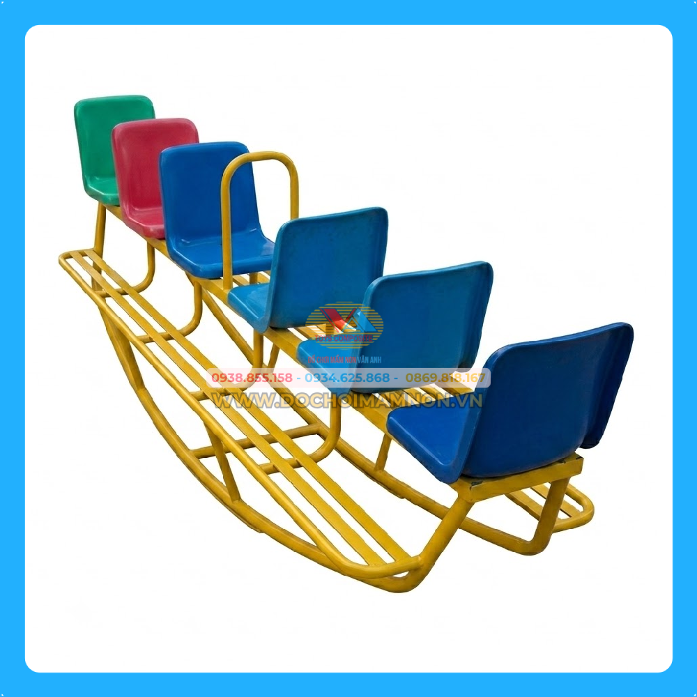 Bập bênh long thuyền 6 ghế_BB 016 – ảnh 1