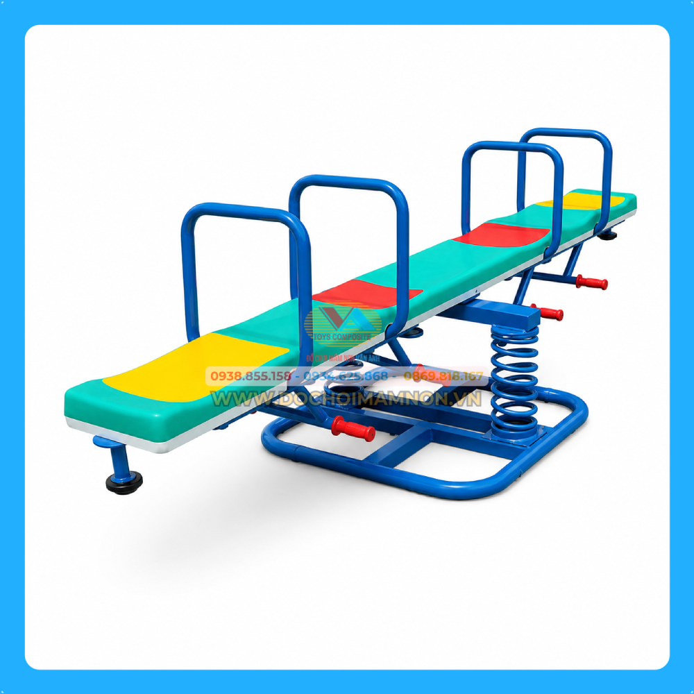 Bập bênh lò xo 4 chỗ_BB 019 – ảnh 1