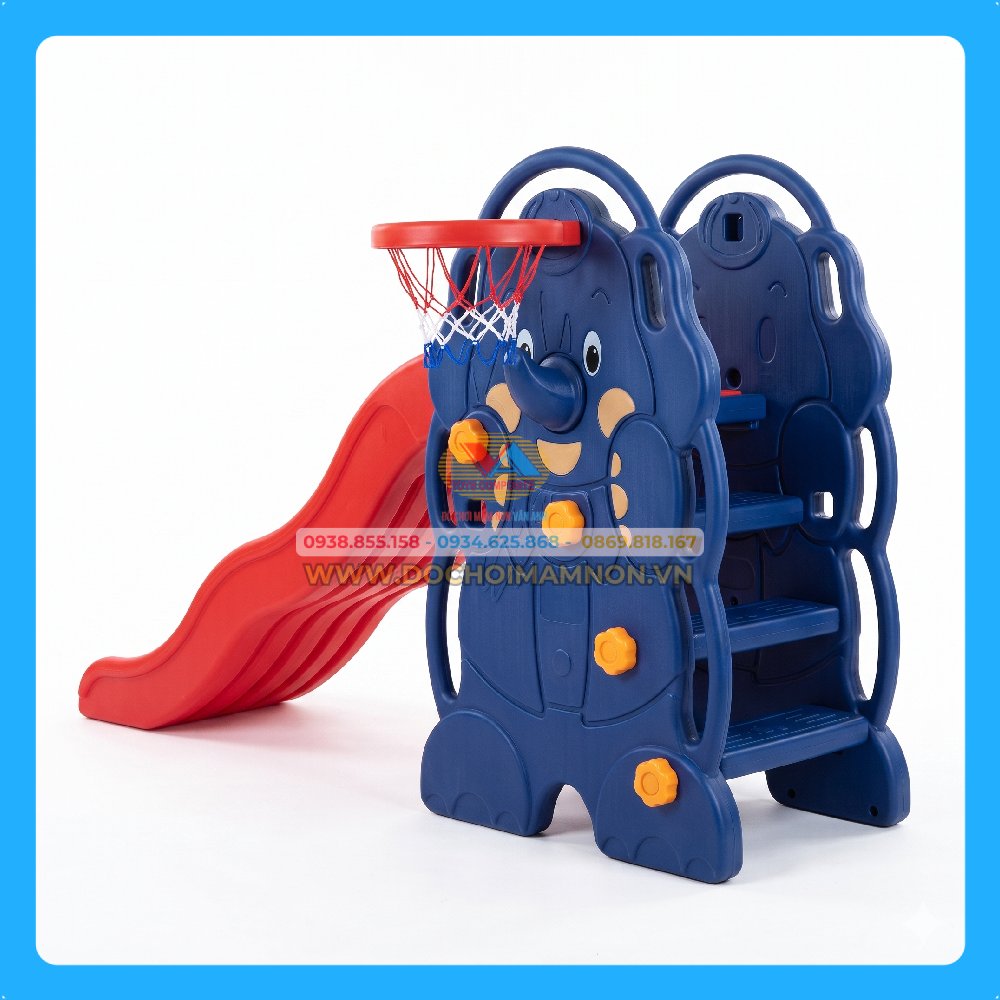 Cầu trượt bóng rổ hình thỏ_CTN 002 – ảnh 2