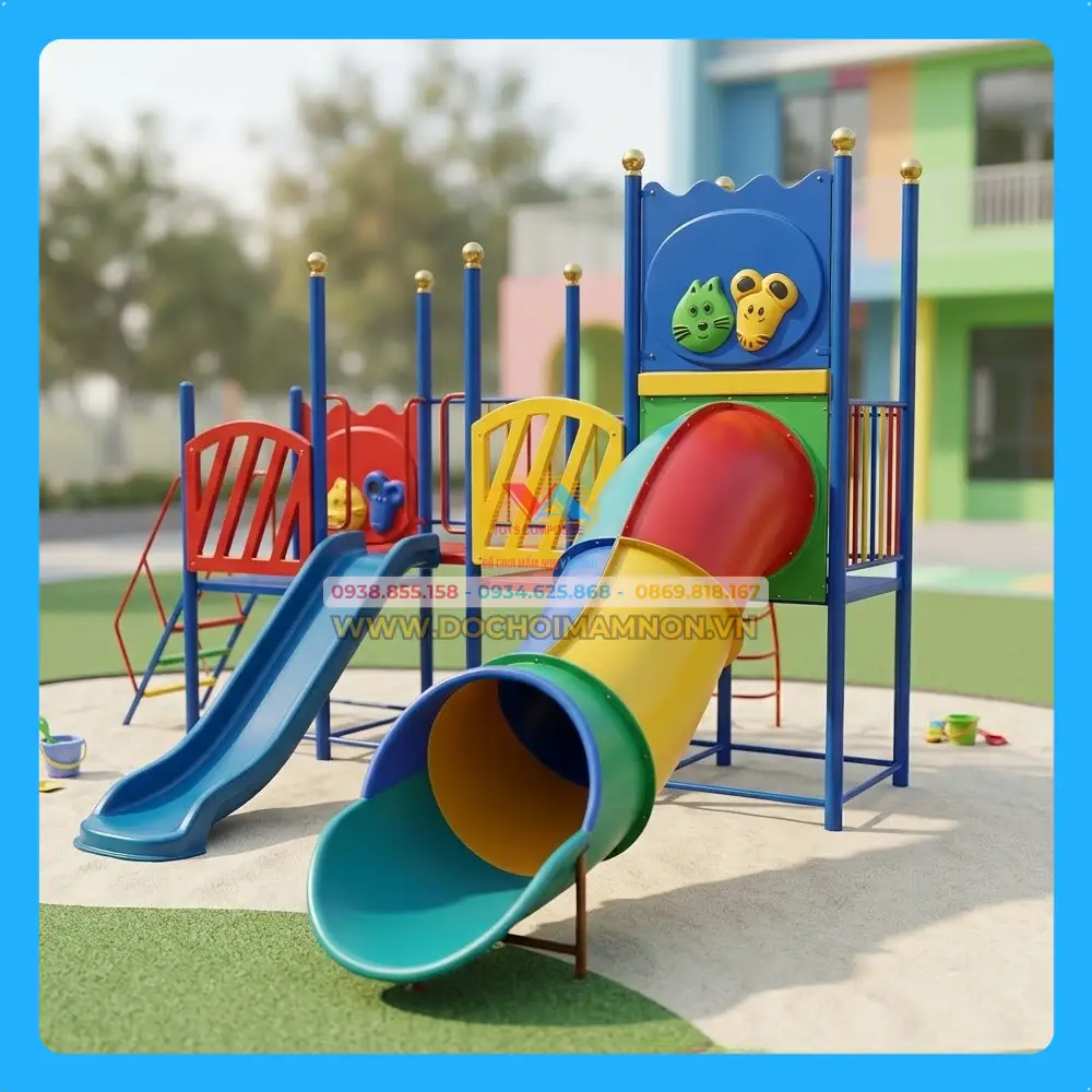 Cầu trượt ống 4 sàn_CT 018 – ảnh 1