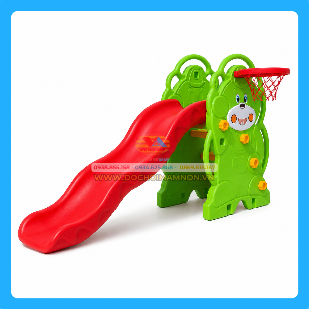 Cầu trượt bóng rổ hình gấu_CTN 001 – ảnh 2