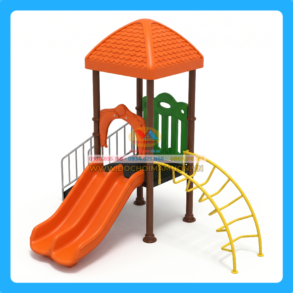 Cầu trượt nhập khẩu_CTN 013 - Đồ chơi mầm non Vân Anh