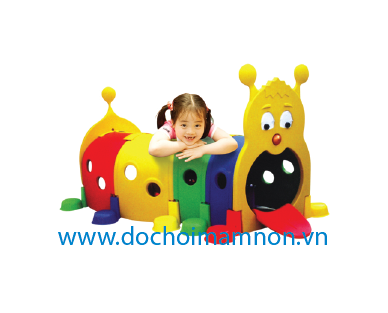 Hầm Chui Con Sâu nhỏ gọn tiện dụng tại nhà cho bé