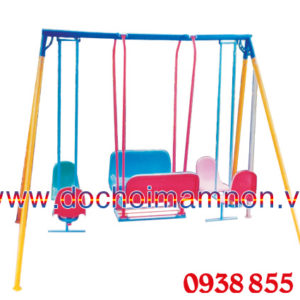 Xích đu 3 dạng 8 chỗ ngồi cho bé mầm non