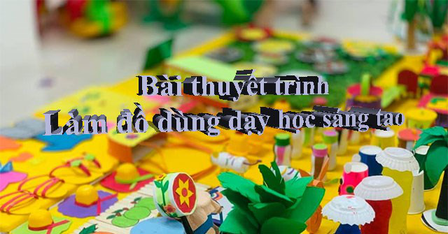 Bài thuyết trình đồ dùng đồ chơi chủ đề gia đình