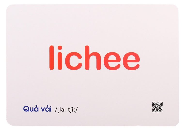 Bảng tên các loại trái cây cho bé