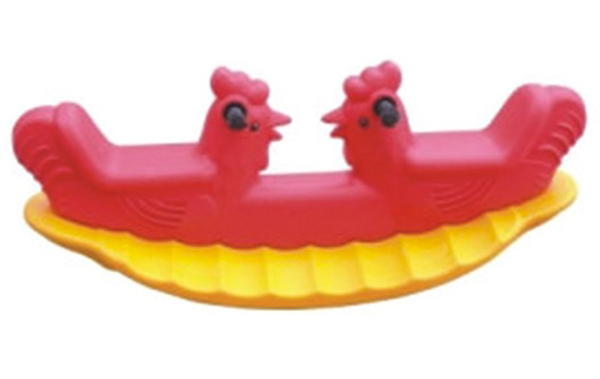 Bập bênh 2 màu chú gà trống giá siêu rẻ