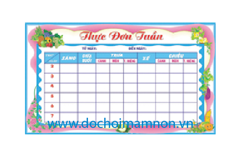 Bảng Thực Đơn Theo Tuần_BB 003