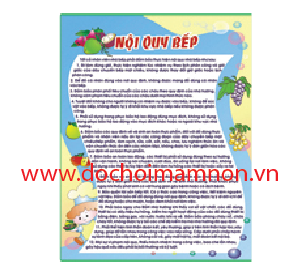 Bảng nội quy bếp_BB 010