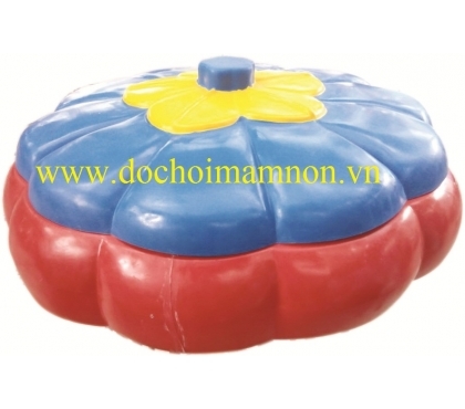 Bể chơi với cát hình quả bí_BC 014
